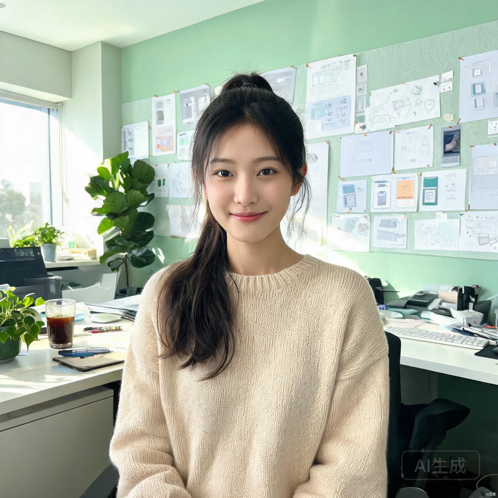 视觉设计师林设计肖像